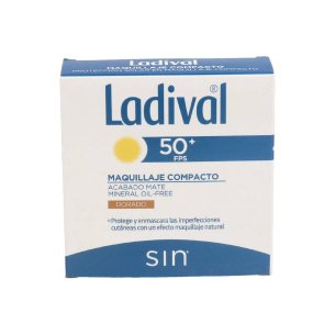 LADIVAL MAQUILLAJE COMPACTO FPS50 dorado